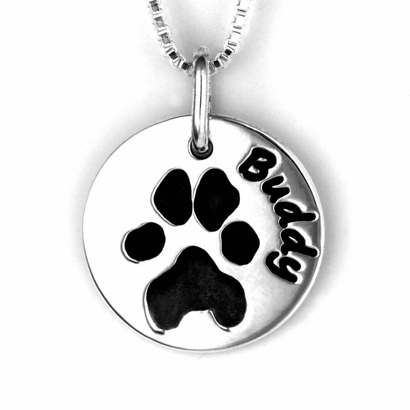 Paw Print Medallion