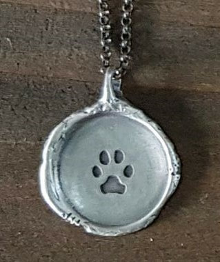 Paw Print Pendant